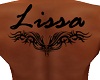 Lissa Back Tattoo