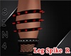 Leg Spike Red/Black R