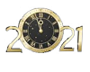2021 Newyears Wall Clock