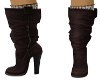 Chic Brown Leather Boots