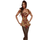 Corset Outfit Brown