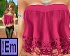 !Em Red Strapless & Lace