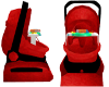 *J*CarSeat Baby Red