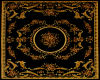 Gold Victorian Area Rug