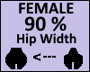 Hip Scaler 90% Female