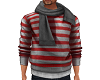 Red Sweater/Grey Scarf