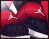 Red Jordan Slides