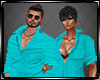 Turquo FullOutfit Couple