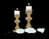 Gold/White Candles