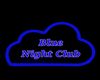 Blue Night Club Sign