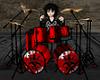 M_Red/Black Drumset