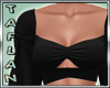 T* Dana Black Top