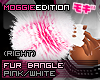 ME|Bangle|R|White/Pink