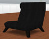 Black Velvet Retro Chair