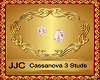 JJC Cassanova 3 Studs