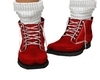 Emma Red/White Boots