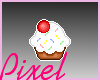 P/L/V cupcake pixel