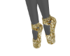 *Gold Ballet Shoes