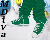 (MDiva)Green Sneakers LW