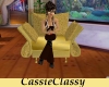 CC Classy Gold Chair