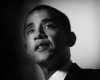 {VJ} Obama B/W Picture