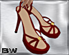 Carry Heels Red Gold