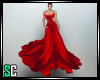 RED sexy long gown