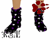 (M) Purple Mickey Socks