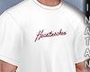 Heartbroken on T-shirt.