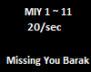 Missing You Barak