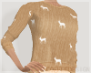 -Beige- Deer Sweater