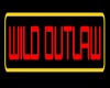 Neon Wild Outlaw sign