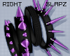 !!S Spiked Brace Purple
