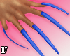 Ⓕ Blue Nails XL