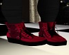 Red Glitter Boots