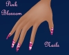 Pink Blossom Nails
