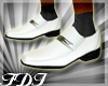 Real white dress shoe