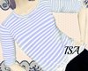 ♡ Striped Blue T-shirt