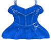 Reina Drk Blue Den Dress