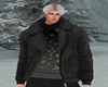 COAT FUR BLACK CHRISTMAS