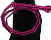 black & pink whip