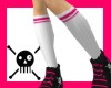 Knee Socks [pink stripe]