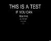 THIS IS A TEST T SHIRT