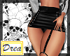 SkullA - Leather Skirt
