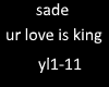 sade your love is king