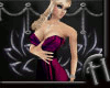 {@} Wine Evening Gown