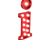 Metal Letter - i