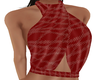 Chainlink Halter Red