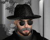 Crocodile hat black