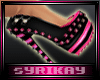 Pink Spike Heels